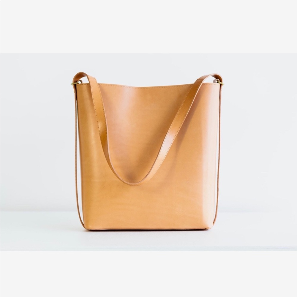 Teddi Joelle Undyed Leather Tote